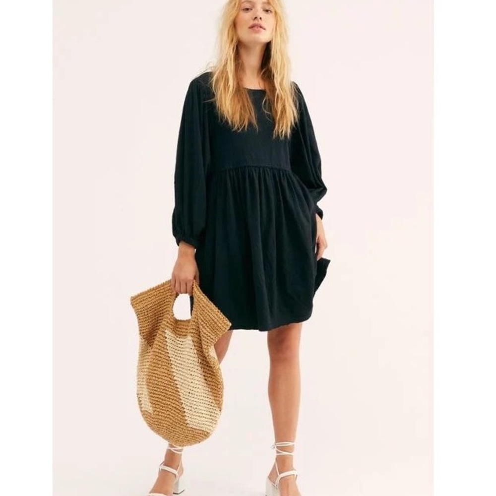 FREE PEOPLE Beach 🌸 Get Obsessed Babydoll Dress Tunic NWOT.